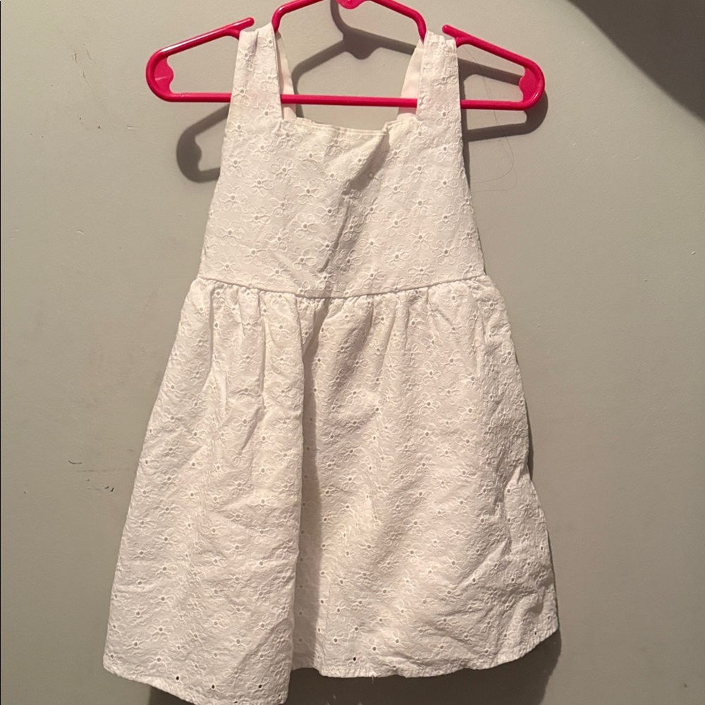 Wonder Nation White Eyelet Dress